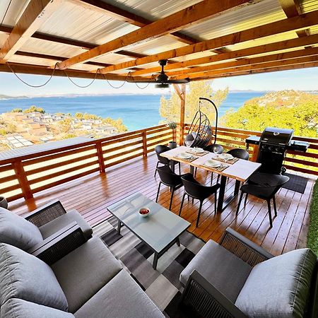 D-View Premium Mobile Home - Panoramic Seaview - 150 M From Beach, Free Parking Drage Eksteriør bilde
