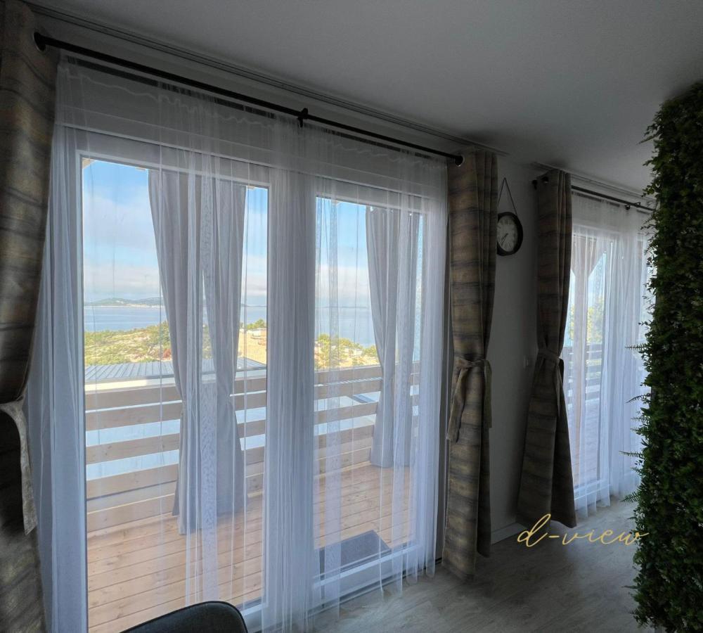 D-View Premium Mobile Home - Panoramic Seaview - 150 M From Beach, Free Parking Drage Eksteriør bilde
