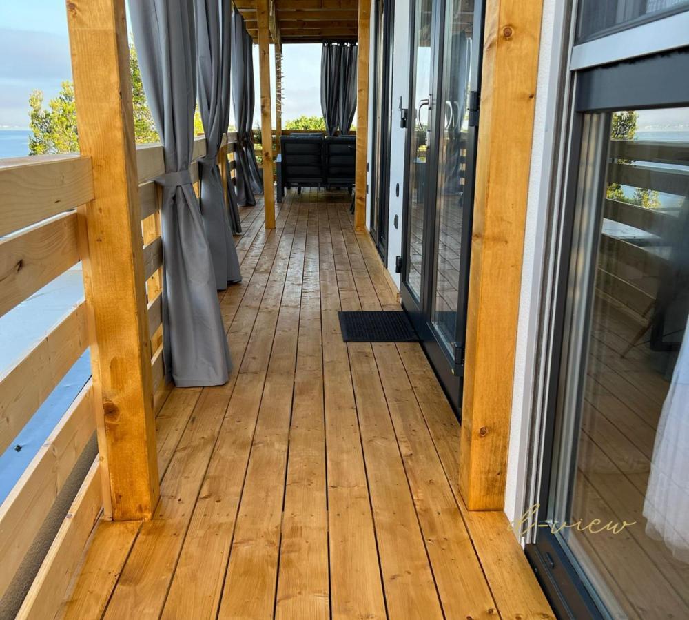 D-View Premium Mobile Home - Panoramic Seaview - 150 M From Beach, Free Parking Drage Eksteriør bilde