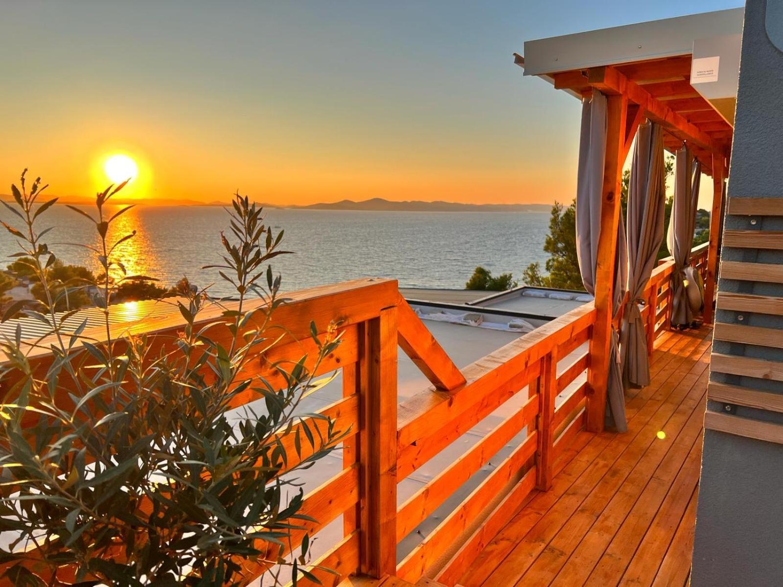 D-View Premium Mobile Home - Panoramic Seaview - 150 M From Beach, Free Parking Drage Eksteriør bilde