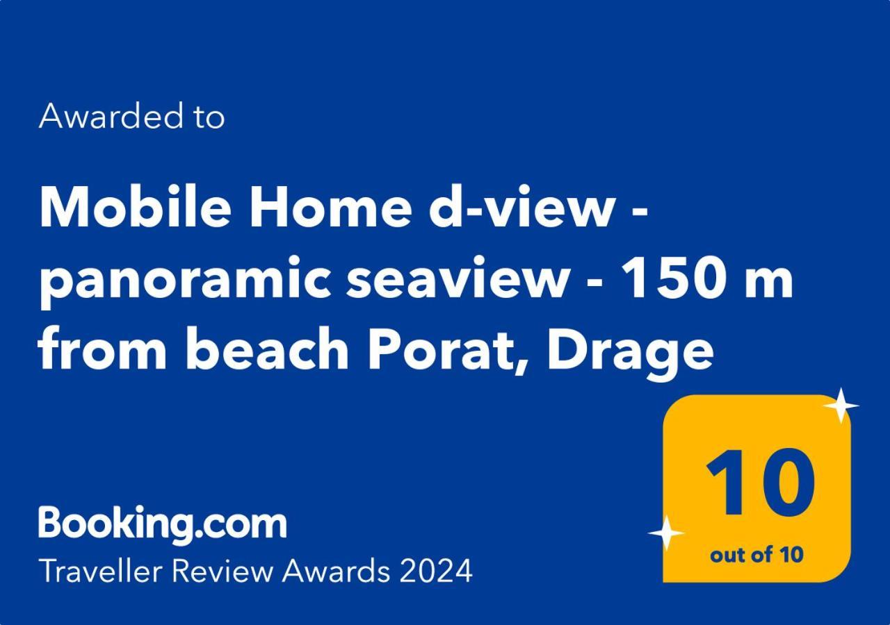 D-View Premium Mobile Home - Panoramic Seaview - 150 M From Beach, Free Parking Drage Eksteriør bilde