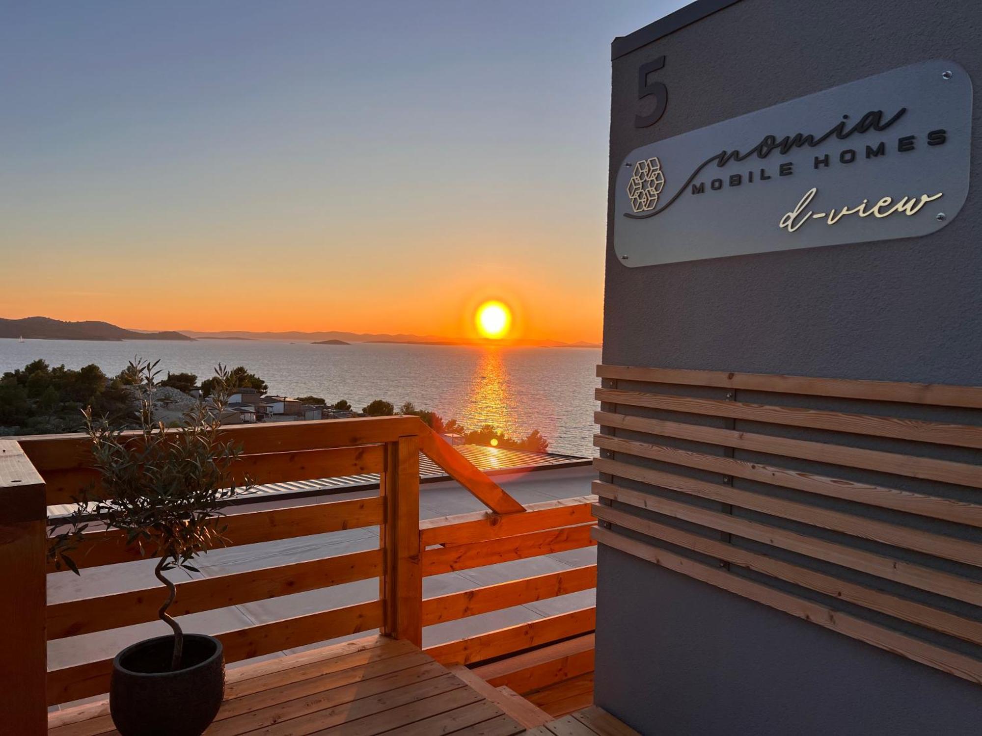 D-View Premium Mobile Home - Panoramic Seaview - 150 M From Beach, Free Parking Drage Eksteriør bilde