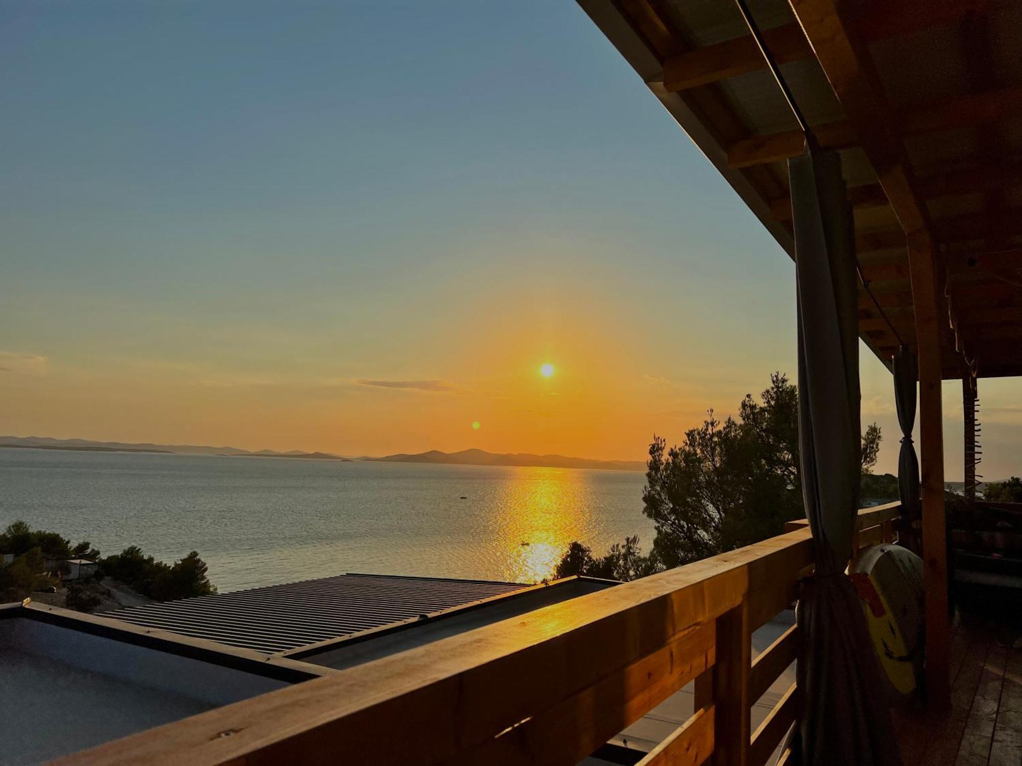 D-View Premium Mobile Home - Panoramic Seaview - 150 M From Beach, Free Parking Drage Eksteriør bilde