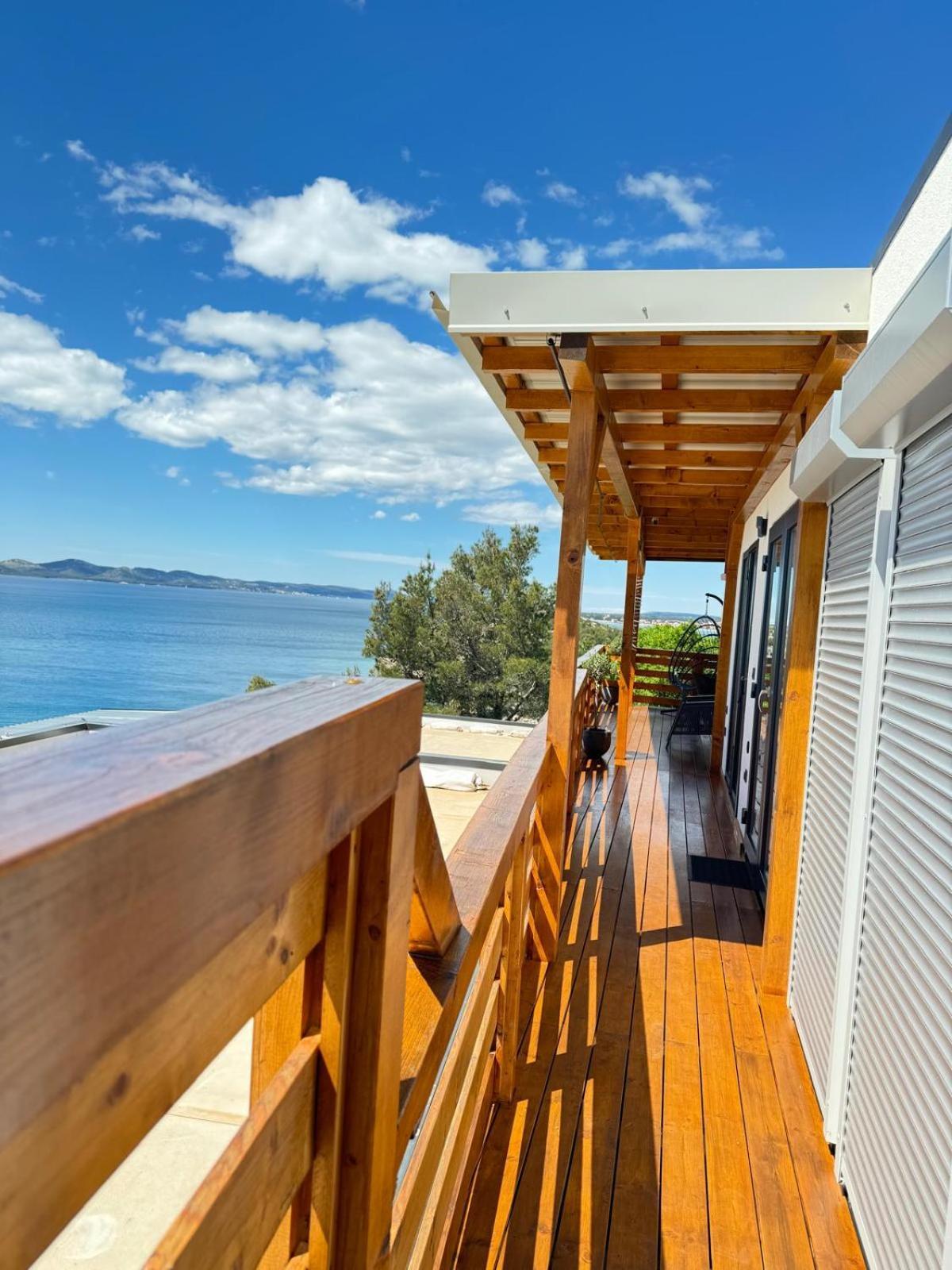 D-View Premium Mobile Home - Panoramic Seaview - 150 M From Beach, Free Parking Drage Eksteriør bilde