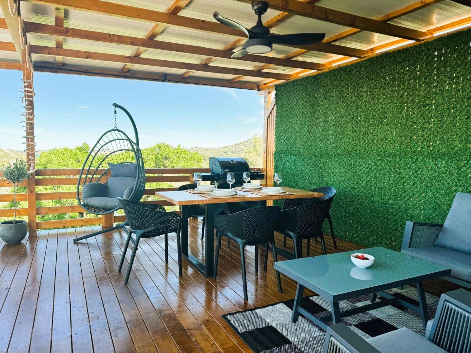 D-View Premium Mobile Home - Panoramic Seaview - 150 M From Beach, Free Parking Drage Eksteriør bilde
