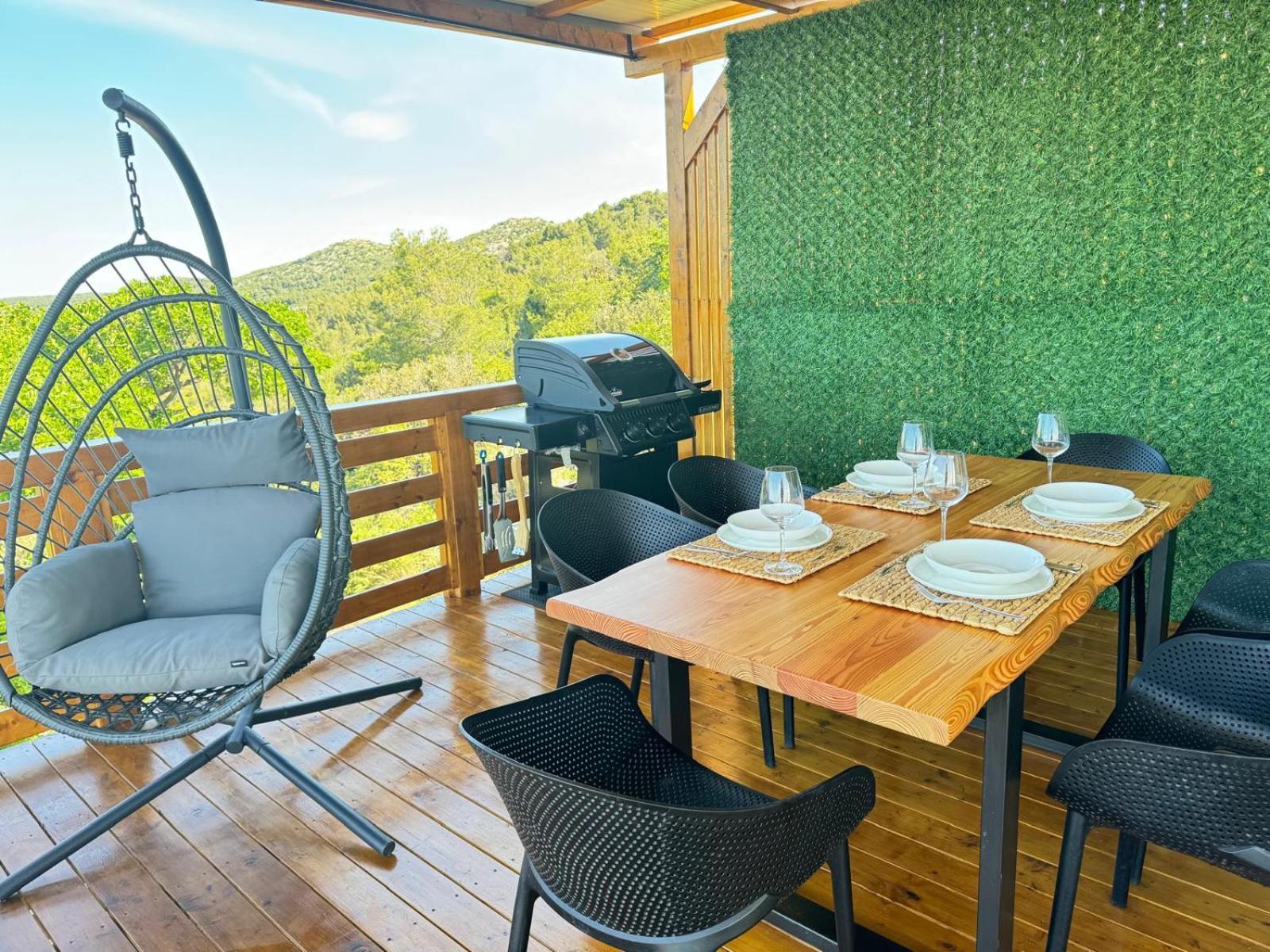 D-View Premium Mobile Home - Panoramic Seaview - 150 M From Beach, Free Parking Drage Eksteriør bilde